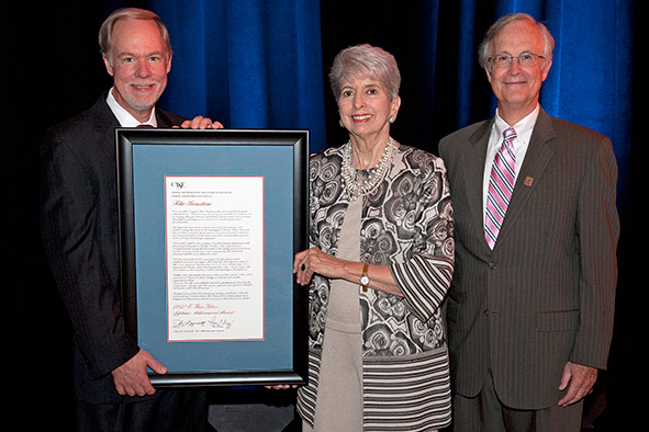 In 2012, Bornstein received CASE’s E. Burr Gibson Lifetime Achievement Award.
