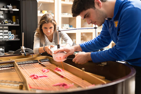 Experiments provide new insights into sound production in musical instruments. These insights lead to a deeper understanding of the science, improved computer modeling, better music synthesizers, and improvements in design.