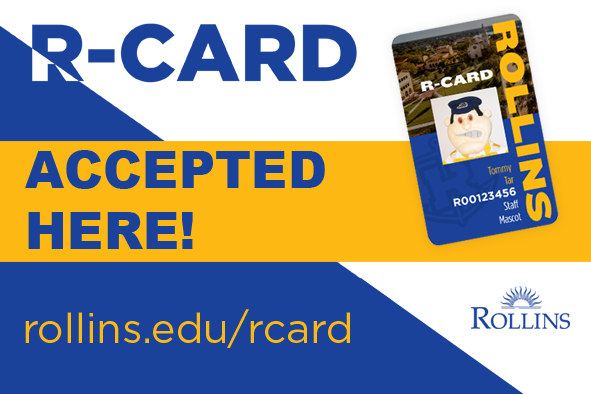 Look for this sign to pay with your R-Card!