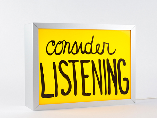 Consider Listening