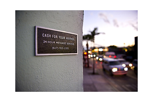 Miami Plaque (from the series Cash for Your Warhol)