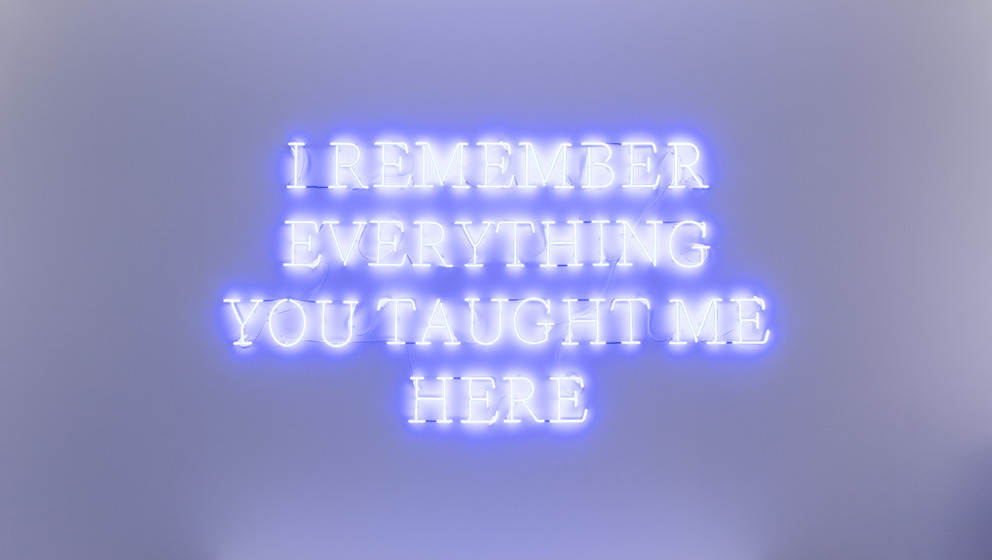 Untitled (I Remember Everything You Taught Me Here)