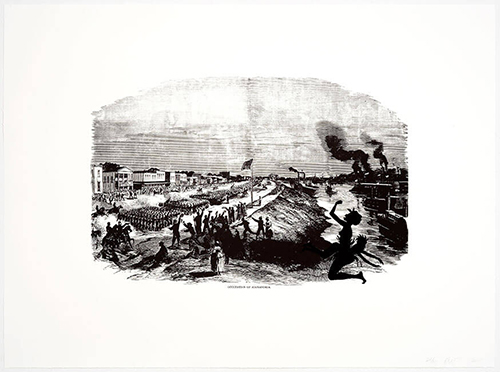 Occupation of Alexandria, from the portfolio Harper's Pictorial History of the Civil War (Annotated)