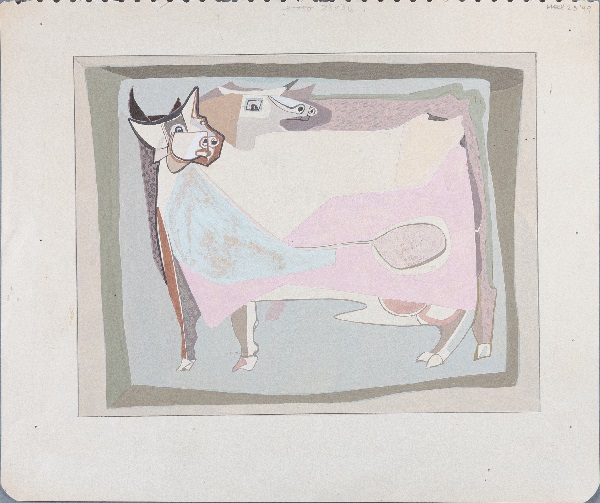 Study for Bull and Cow