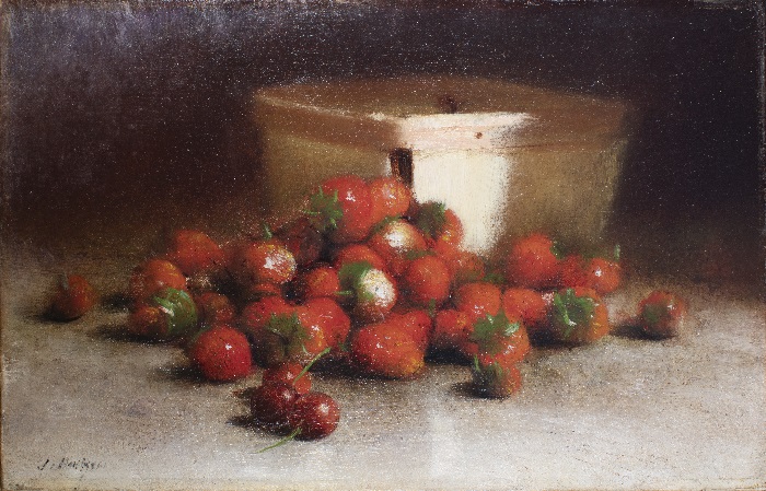 Strawberries and Upright Box
