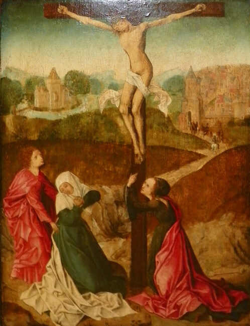 The Crucifixion with Saint John the Virgin Mary and Mary Magdalene