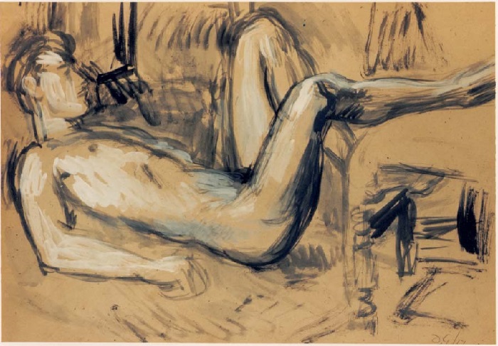 Nude Study of Paul Roche