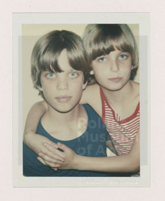 Unidentified Boys (Blue T-Shirt and Colored Ball)