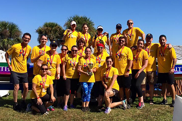 The Rollins Faculty and Staff Team had a great time taking part in the race!
