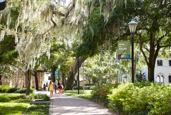 Rollins has such a beautiful campus.  Why not take time to enjoy it?